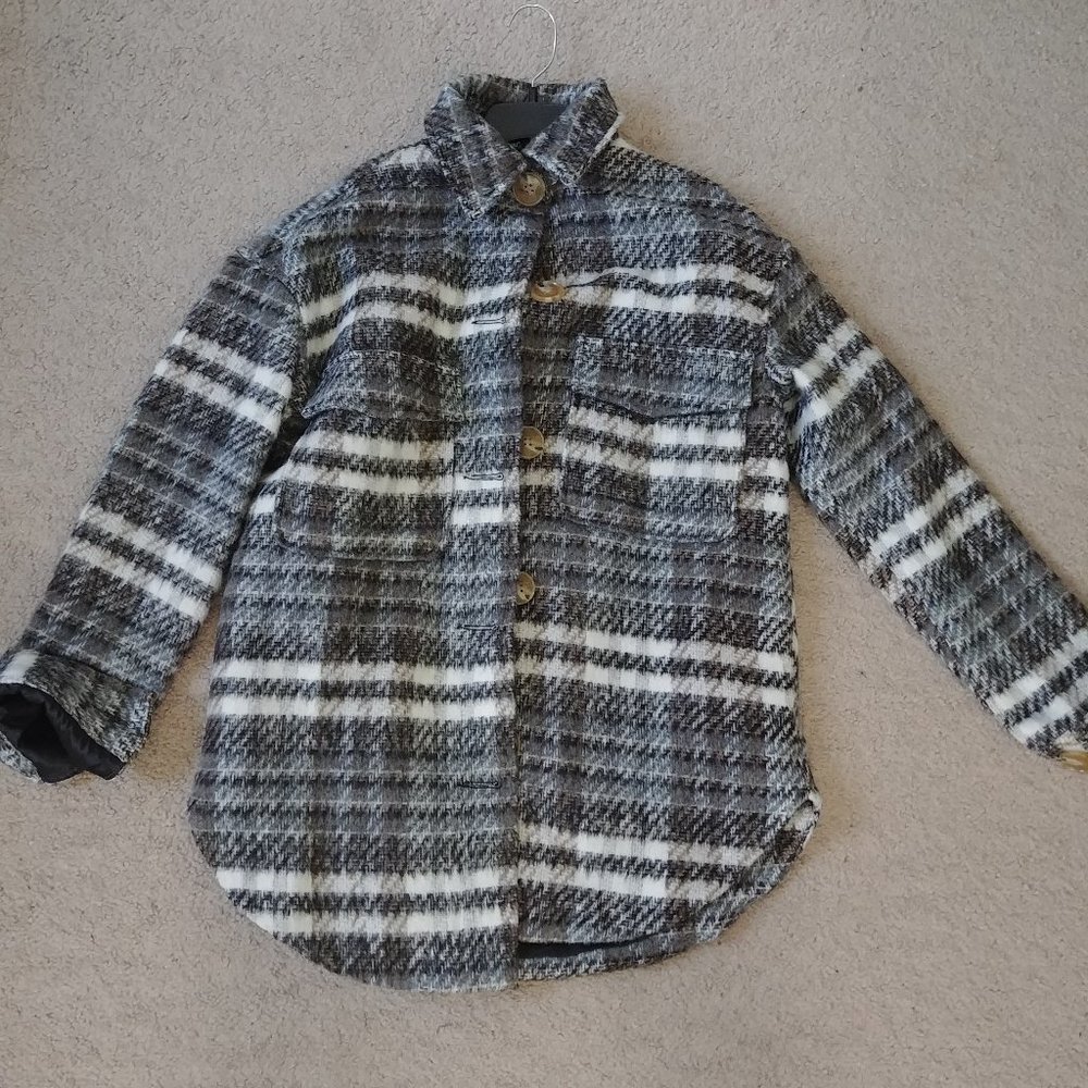 Plaid shacket